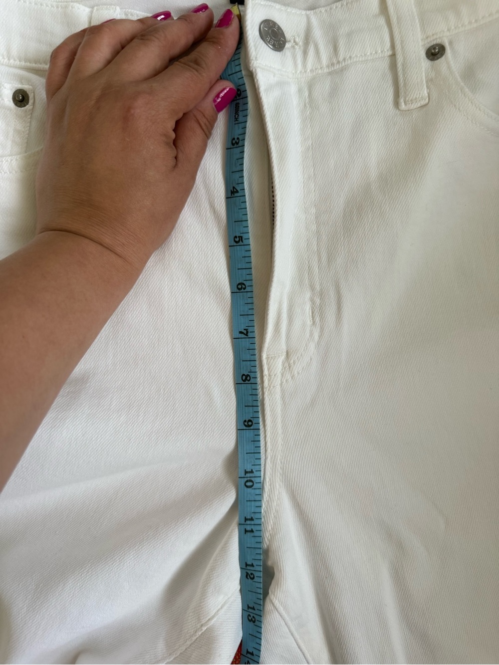 J. CREW Women’s Essential Straight White Cotton Blend Jeans, sz. 32, like new! - Picture 5 of 8